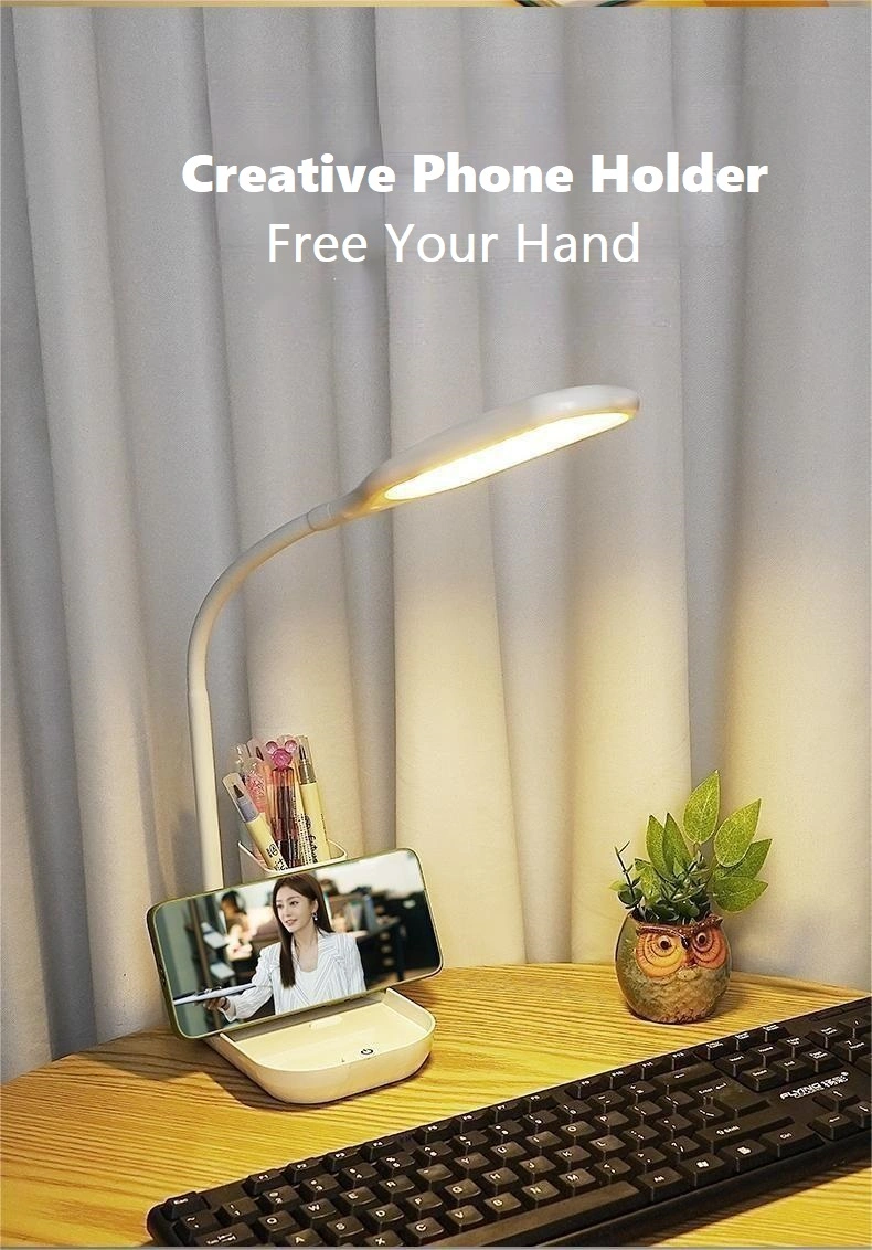 Simple Style Multi Function LED Reading Light with 3 Color Adjustable