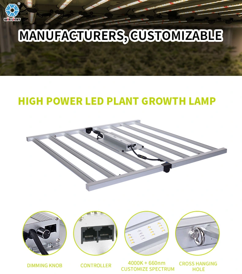 Hydroponics Samsung Foldable LED Grow Light 480W 640W 800W 1000W Folding LED for Plant Growth