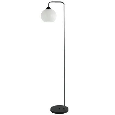 Modern Floor Lamps Creative Bedroom Reading Dining Room Floor Light for Indoor Dimming Silver Adjustable