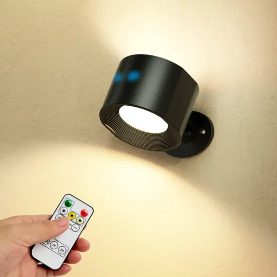 Touch & Remote Control LED Wall Light Rechargeable Magnetic Mounted